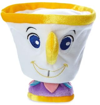 Disney Store Officiel Mini Sac de Haricots Chip de La Belle et la Bête, 13 cm, Peluche Douce pour Enfants, Adaptée dès la Naissance
