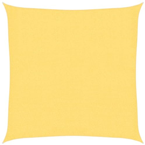 vidaXL Sonnensegel HDPE Quadratisch 2 x 2 m Beige