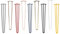 Natural Goods Berlin 4X Pieds de Table Hairpin | Différentes Couleurs & Tailles | Pied de Table en Métal pour Table d'Appoint | Hauteur de 40 cm & 2 Barres | Anthracite Industriel (Huilé)