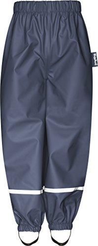 Playshoes Pantaloni Fango, Salopette Antipioggia, Sfoderati, Unisex - Bambini e ragazzi, Pantaloni Blu Scuro, 104