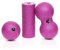 BODYMATE Faszien MINI-SET Fuchsia-Pink - Mini-Faszien-Rolle L15xD6cm, Ball D8cm und Duo-Ball D8cm im Set