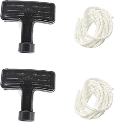 AISEN 2 ENSEMBLES Lanceur à Rappel Kit de Corde de poignée de Traction pour Honda GX160 GX200 GX120 GX110 Moteur Tondeuse Débroussailleuse 28461-ZH8-013 28461-zh8–003 28462-ze2–003