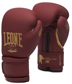 LEONE 1947, Boxhandschuhe der Bordeaux-Edition, Unisex-Erwachsene, Bordeaux, 10 OZ (50), GN059X