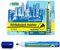 D.RECT 3160 Whiteboard Marker für Whiteboards und Flipcharts, abwischbar Glasboard Marker Rundspitze Schwarz x 12 Stück