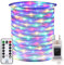 RcStarry 50M 500LED Lichtschlauch Lichterschlauch Strombetrieben Lichterkette außen mit Fernbedienung & Timer, 8 Modi IP67 Wasserdicht Bunt Dekolicht, für Außen Innen Weihnachten DIY Deko