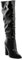 Toocool Stivali Donna Scarpe a Punta al Ginocchio Tacchi Alti Stivaletti X8056 [38,Nero]