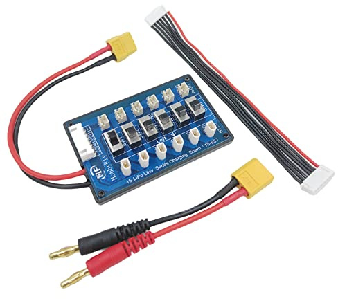 HobbyFly 1s Betafpv Bt2.0 Ph2.0 Lipo Battery Series Charging Board Parallel Charger Board Blade Inductrix Ultra Micro JST-PH Connector mCX mCPX for Lipo Balance Charger for Tiny Whoop