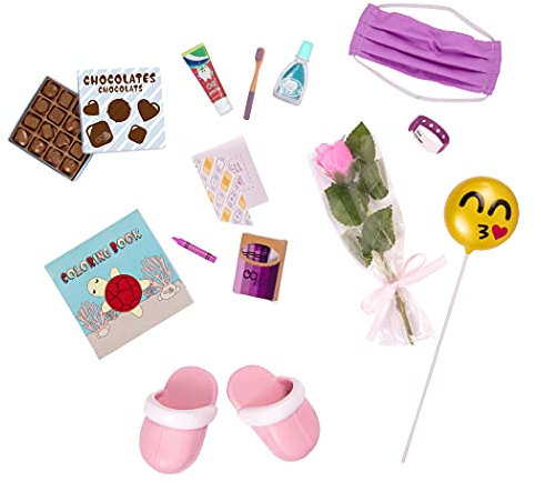 Our Generation – Krankenhaus-Set – Ballon & Malbuch – 46 cm Puppenzubehör – Fantasiespiel – Spielzeug für Kinder ab 3 Jahren – Gute Besserung Set mit Ballon