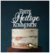Manschin-Laserdesign Cake Topper Erste Heilige Kommunion,Tortenstecker, Tortenfigur Acryl, Hochzeit Wedding Hochzeitstorte (Grau) Art.Nr. 5149