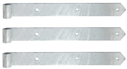 Alberts 314187 Ladenband | in verschiedenen Ausführungen | feuerverzinkt | Rolle Ø16 mm | Größe 400 x 45 mm | 3er Set