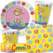 61-TLG. Party-Set * Conni * mit Teller, Becher, Servietten und Deko für Kindergeburtstag und Mottoparty | Mädchen lieben Freundin Conni zum Geburtstag und Kinder Party