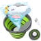 DACHUANG 10L Mini Washing Machine, Portable Foldable Laundry Tub Washing Machines by USB Powered for Socks Underwear,Ultrasonic Automatic Small Portable Washers Folding Clothe for Camping Travel Home
