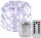 KINGCOO 200 LED tubo luminoso, impermeabile, 22 m, 72 m, 8 modalità, a batteria, in rame, per interni, esterni, giardino, matrimoni, feste, Natale, decorazioni (bianco)