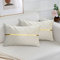 MAIXUN Beige Kissenbezug 30 x 50 cm 2er Set Deko Kissen Samt Zierkissenbezug Dekokissen Sofakissen Weich Couchkissen Kopfkissen Sitzkissen für Wohnzimmer Schlafzimmer Büro Auto Sofa