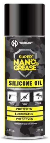 Silicone Öl airsoft waffe Laufband waffen reinigen waffenöl silikonöl gun oil waffenreinigung Spray schmiermittel kriechöl (200ml)