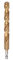 HARFINGTON Sechskant-Schaftbohrer, 13 mm, M35, Hochgeschwindigkeitsstahl, Titanbeschichtung, Spiralbohrer, 150 mm lang, mit 6.35 mm Schaft, Holz, Kunststoff