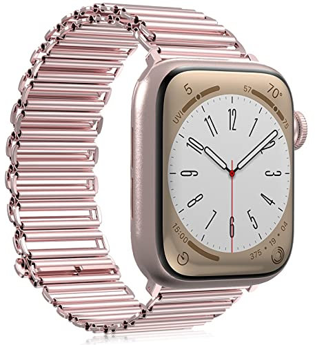TOPsic Metallo Cinturino Apple Watch Braccialetto 38mm 40mm 41mm, Acciaio Inossidabile Bracciali Ricambio Cinturino per Apple Watch SE, iWatch Series 10(42mm) 9 8 7 6 5 4 3 2 1