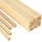 STARVAST 100 Pièces Bâtons Carrés en Bois de 25 cm, Baguette Loisir Creatif, Tiges en Bois Naturel Brut, Bâtons pour Travaux Manuels et Bricolage (25 x 1 x 1 CM)