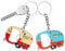 Domemit Flaschenöffner Schlüsselanhänger, Flaschenöffner Bier, Bierflaschenöffner Lustig, Wohnmobil Geschenk, Camping Gadgets Wohnwagen, Camper Geschenke, Einzigartige Bier Geschenke - 2 Stück