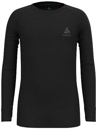 Odlo Thermounterwäsche Kinder Merino 200 I Sportunterwäsche Mädchen Jungen I Langarm Thermoshirt