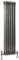 Milano Windsor Raw Metal Cast Iron Style Vertical Triple Column Radiator - 1500mm x 290mm