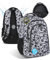 budmil Lynsey Schulrucksack für Jungen und Mädchen 45L - für Teenager Kinder ab Klasse 5 - wasserabweisend - Rucksack mit Laptopfach & 4 Fächer & belüftete Rückseite (Black & White)