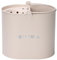 simpa 14L 14 Litre Stylish Metal Mop Buckets with Matt Cream Colour Finish.