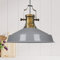 bamyum Asletl Hängelampe Industrial aus Metall Ø41 cm, Küchenlampe Vintage, Hängelampe Esstisch E27, Wohnzimmerlampe Hängend Vintage, Pendelleuchte Esstisch und Wohnzimmer, Pendelleuchte Grau