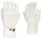 Fulidngzg Warme Handschuhe Damen Finger Klappbar mit Fingerkappe Winterhandschuhe Damenhandschuhe Thermo Ohne Halbfinger Winter Teenager Mädchen Fingerlose