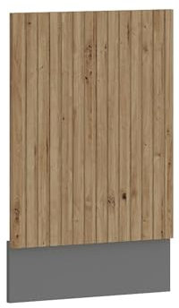 Kuechen-preisbombe Frontblende integrierten Geschirrspüler 45 cm Küche AVA Artisan Lamellenoptik