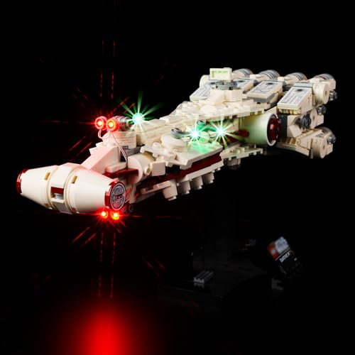 Kyglaring LEGO 75376 Star Wars Tantive IV Beleuchtung - LED Lichter Set für Sternenschiff Modell, Kompatibel mit Ziegelsteine (Klassische Version)