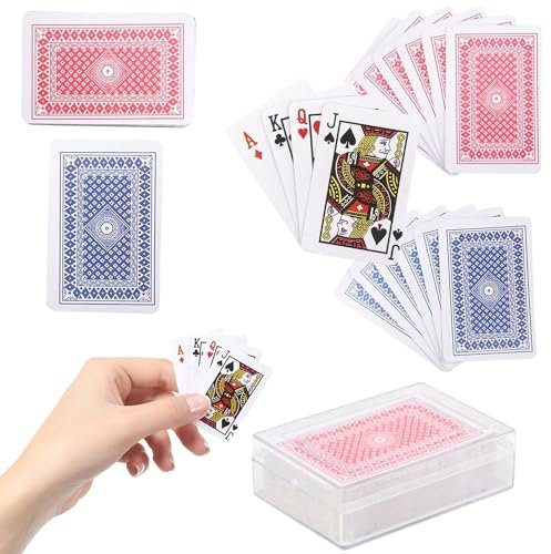 The Dreidel Company Mini-Spielkartendeck, Partygeschenk, 6,3 cm, 48 Stück