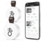 OQIMAX Bluetooth Thermometer Hygrometer, Temperatur und Luftfeuchtigkeitsmesser mit APP & Datenspeicherung, Digital Temperatur Feuchtigkeitssensor für Büro, Gewächshaus, Weinkeller, 2 Stück