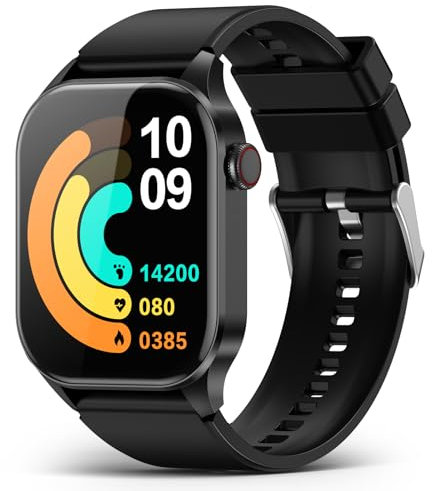 2024 Smart Watch for Men Women, 2.04'' AMOLED Fitness Watch with Heart Rate Sleep Monitor, Step Counter Fitness Tracker, 136+ Sports Activity Trackers IP68 Waterproof Smartwatches for Android IOS