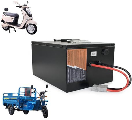 HJGHY Motorrad Lithium-Eisen Phosphat Lifepo4 Batterie Pack 60V Elektrische Gabelstapler Batterie 60V 100Ah 80Ah 60Ah 40Ah Energie Lagerung Lithium-Batterie,60v,60Ah