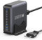 USB C Ladegerät Mehrfach, 350W GaN Netzteil, 8-Ports USB Schnellladegerät Multi Ladestation, Power Adapter, kompatibel mit iPhone/Samsung/Google/Laptops/MacBook Pro/MacBook Air