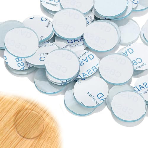 GUOYOU 100 Stück Schutzpuffer Abstandshalter Glasplatte,Transparente Antirutsch Pads Glasplatte Tisch Anti Rutsch Pads Antirutsch Stoßfänger Pads,für Esstische Werkbänke Glas Keramik (mit Kleberücken)