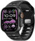 DigiHero Sport Straps Compatible with Apple Watch Straps Ultra 2/Ultra 49mm 46mm 45mm 44mm 42mm Men, Silicone Loop 26mm Wide Waterproof Strap for iWatch Series 10 9 8 7 6 5 4 SE 3 2 1 Black