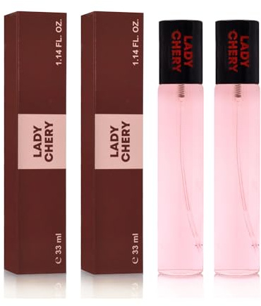 NAINA Damenparfüm Set Lady Chery 2x 33ml Eau de Parfum Spray | Inspirierte Parfüm Damen Set, Parfümfläschchen Flakon, Einzigartiger Duft und Dufterlebnisse