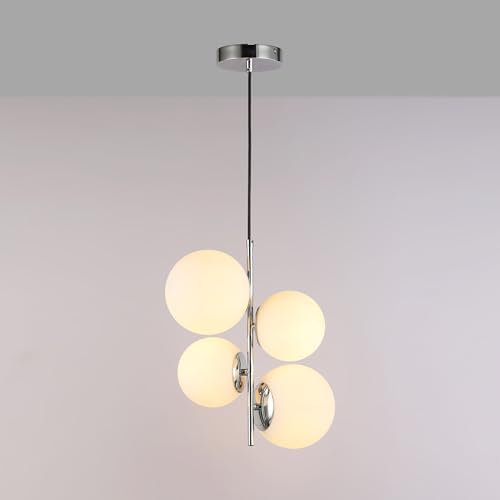 B·LED BARCELONA LED - Lámpara colgante bola cristal TANNA - E27 - Ø 15cm