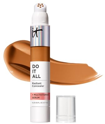 IT Cosmetics Do It All Radiant Concealer, 7 ml, Feuchtigkeitsspendend, aufpolsternder, abdeckender und aufhellender 4-in-1 Concealer Stick, Natürliches Finish, Farbton 510 Rich Neutral