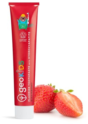Pasta de dientes con flúor e hidroxiapatita kids (fresa) 75 ml