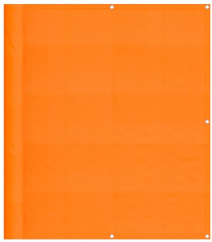 vidaXL Balkon-Sichtschutz Orange 120x700 cm 100% Polyester-Oxford