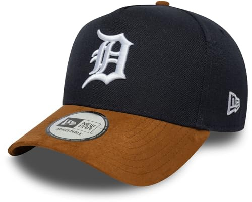 New Era A-Frame Trucker Cap - Suede Detroit Tigers Navy