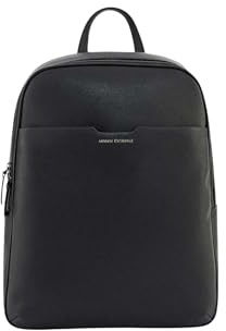 Armani Exchange A|X Men's Alex tumbled faux leather black