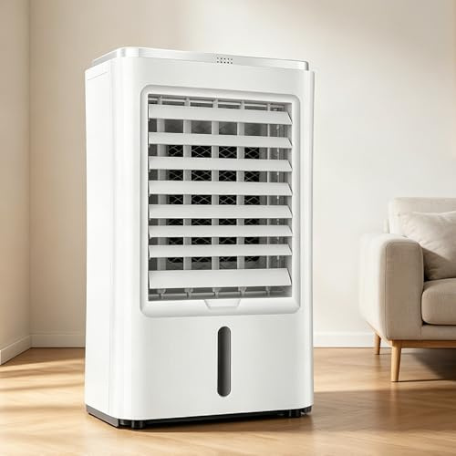 pedenencelia Aires Acondicionados 4 En 1/Aire Acondicionado Portátil Mejorados 2026 con Control Remoto, 3 Velocidades De Viento Y 3 Modos De Enfriamiento, Temporizador De 1/2/4 Horas 24v