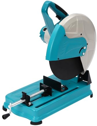 Loobiiny Sega troncatrice per metallo, 2800 W, con lama da 355 mm, 0-45°, sega troncatrice per legno, acciaio