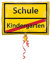 Amscan 3582801 - Folienballon Junior Shape Schulanfang-Schild, Größe 43 x 30 cm, Heliumballon