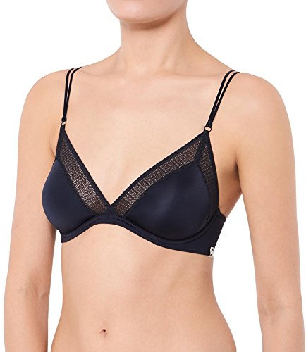 S by sloggi Damen Silhouette W Bügel BH, Black, 70C