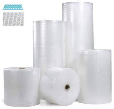 Luftpolsterfolie 2-lagig, 500mm breitx100lfm, 70µ, 10mm Noppendurchmesser, 4mm Noppenhöhe, 1 Rolle
